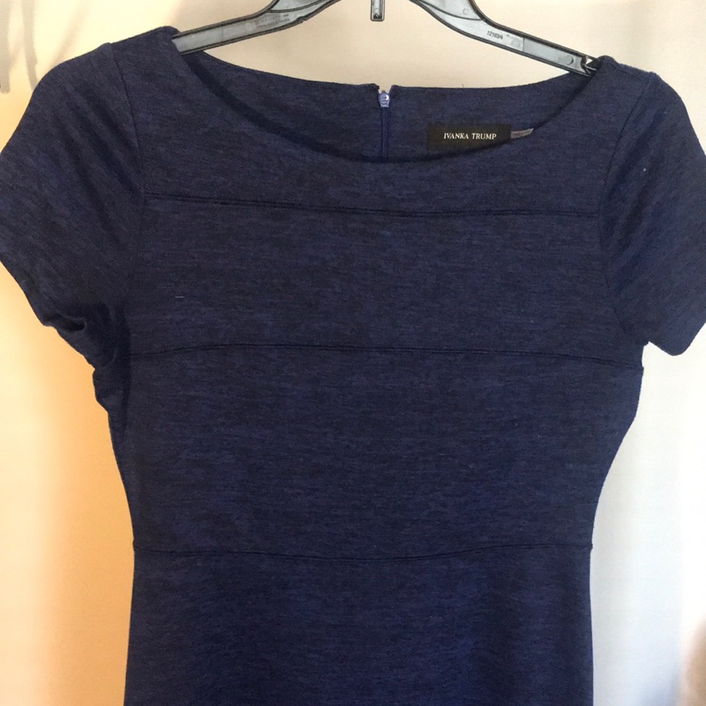 Ivanka Trump navy blue dress